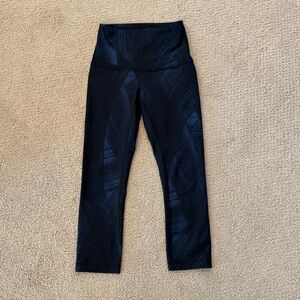 Lululemon Navy Blue High-Waisted Leggings Size 4